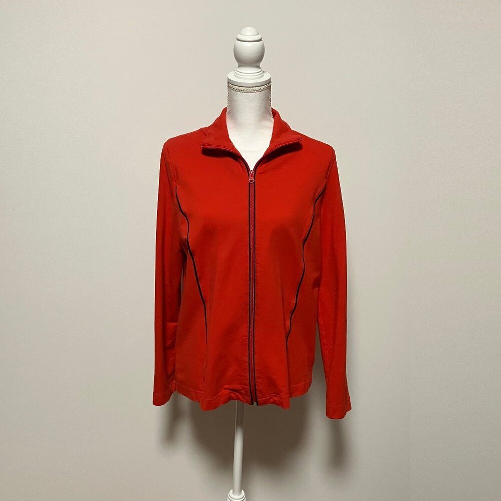 Jones New York JNY Sport Women's Red Jacket, Size XL, Zip Up